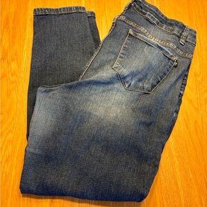 Tahari Women's Skinny Blue Jeans